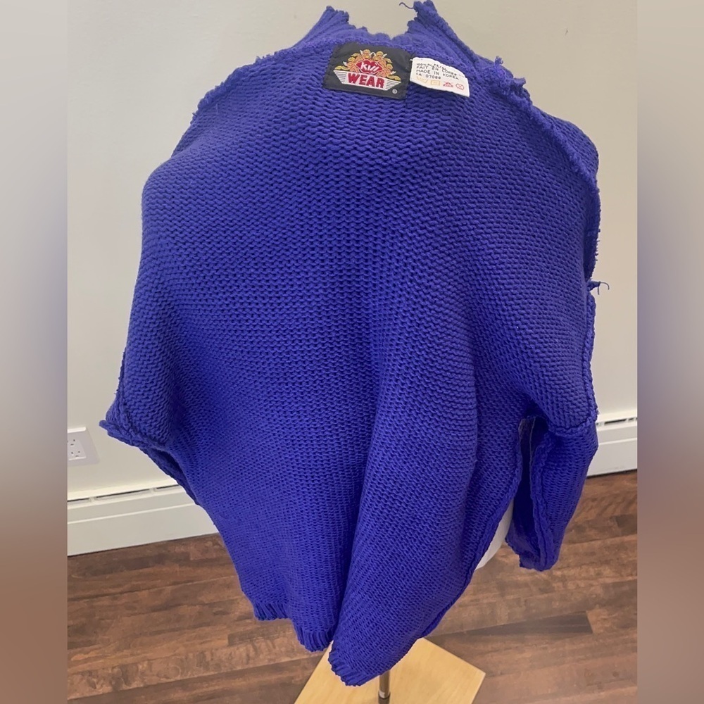 Vintage purple with patterns sweater | vintage woman’s sweater | vgt sweater - Picture 11 of 13